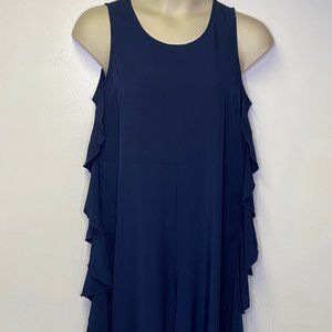 Auxo Collections Women's XL Blue Sleeveless Jumper